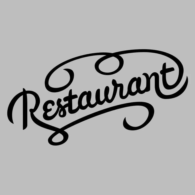 Lettrage de restaurant