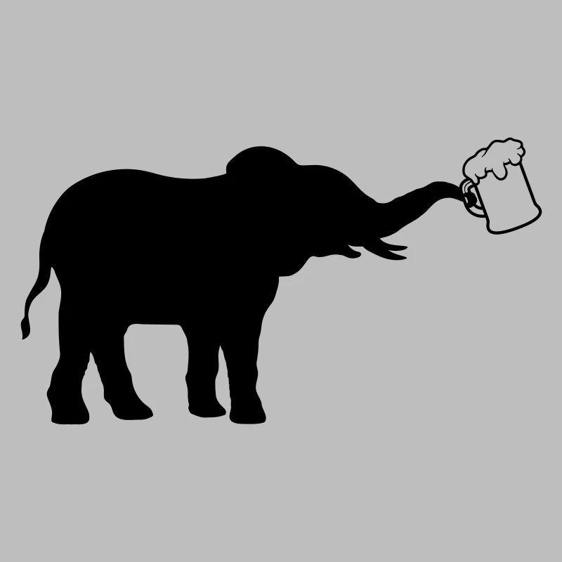 Krug Bier Elefant cool