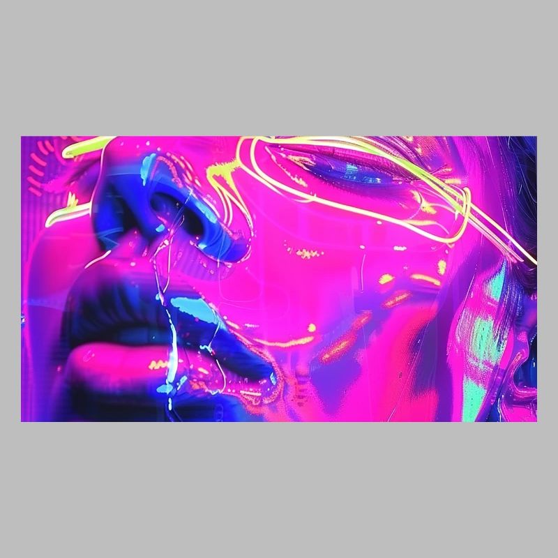 Neo-Expressionist Face