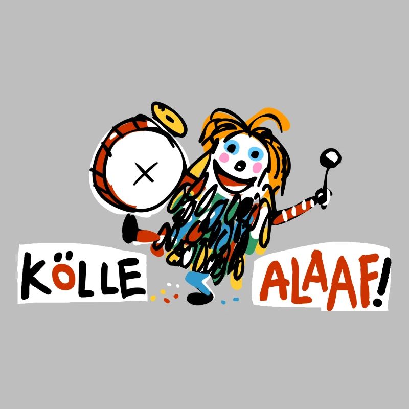 Karneval in Köln net ohne decke Tromm !