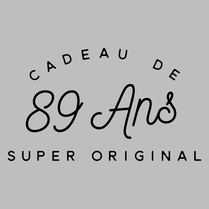 Cadeau 89 ans 