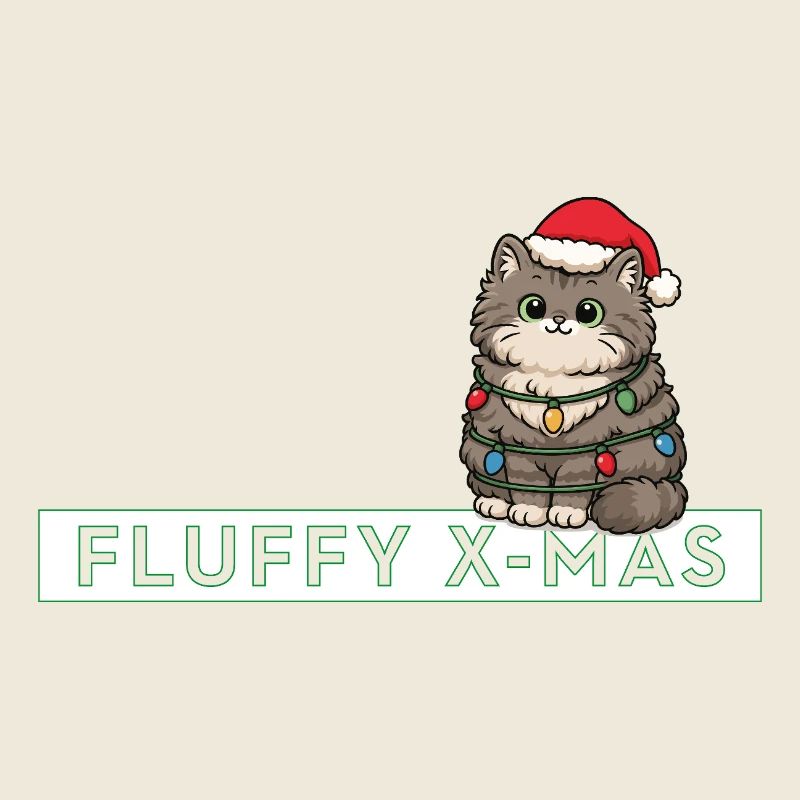 Noël duveteux – Diction de Noël du chat mignon
