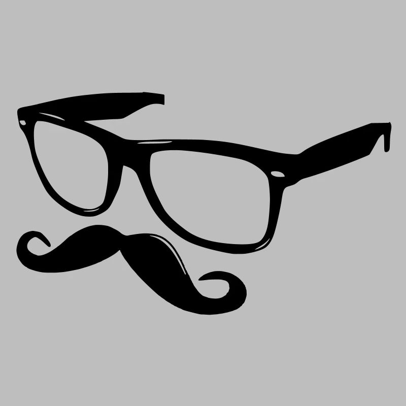 nerdy moustache