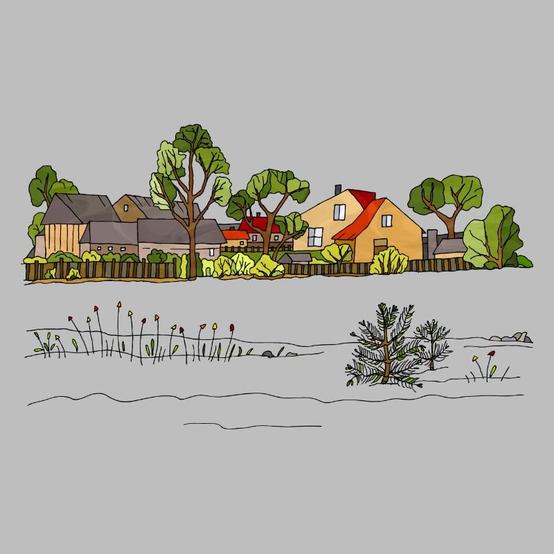 Ländliche Landschaft