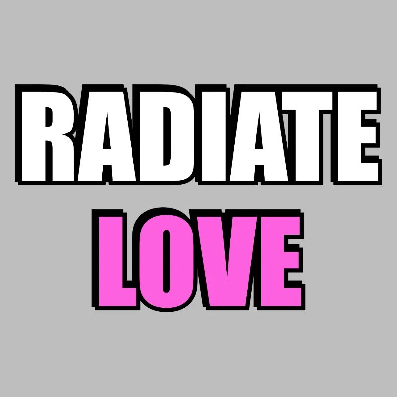 Radiate Love Bold Typography