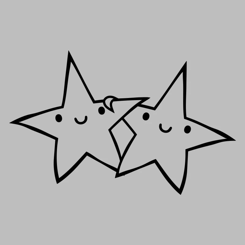 2 Sternchen Paar