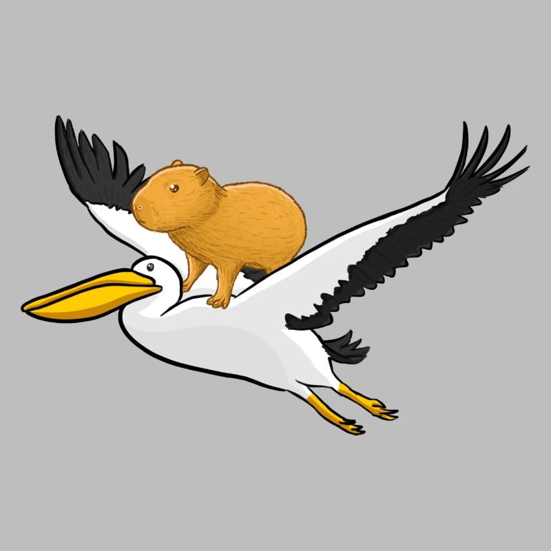 Capybara Pelikan