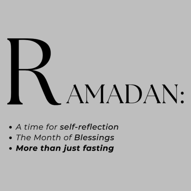 Conception de style de texte du dictionnaire Ramadan