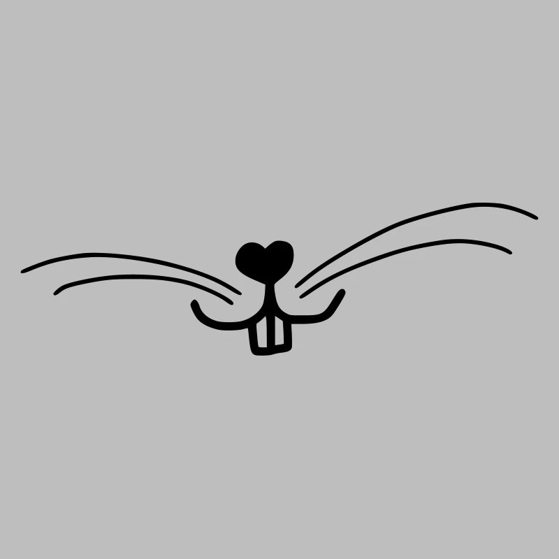 Visage de lapin mignon