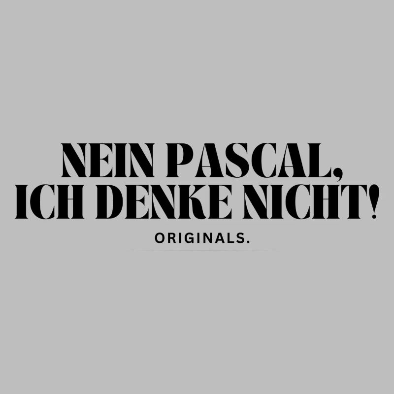 Non Pascal, je ne pense pas !