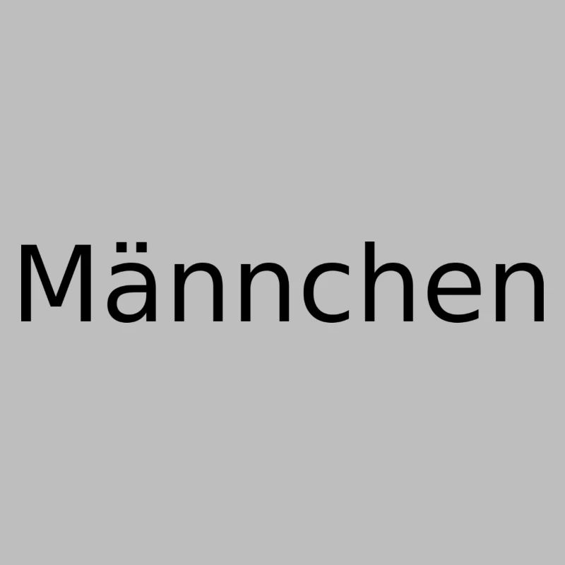Männchen