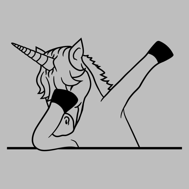 box text write signage wall dabbing unicorn d