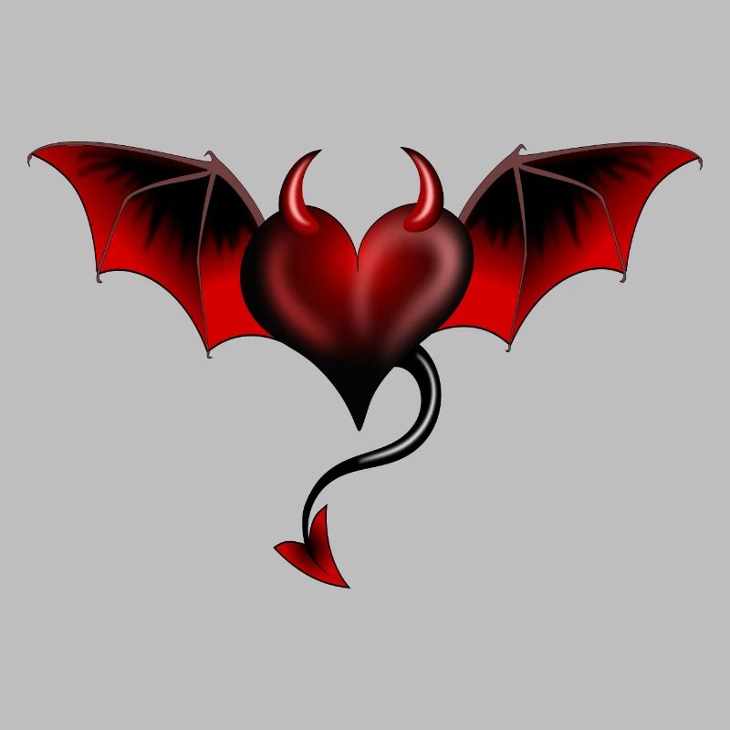 Heart Devil Satan Lucifer Evil