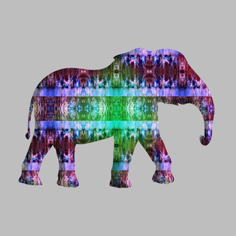 bunter Elefant