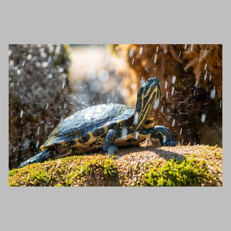 Yellow-bellied slider Trachemys scripta scripta