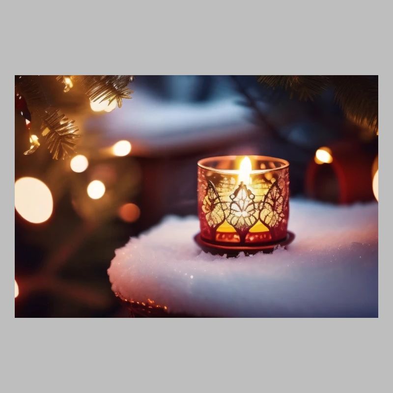 Bougie de Noël