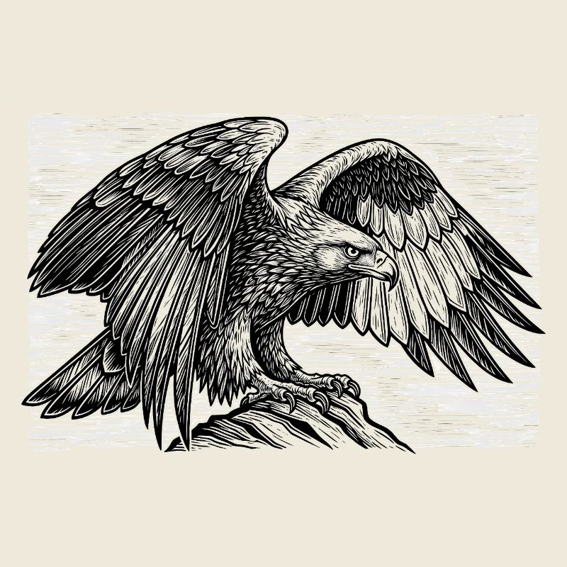 Aigle royal doux | Mignon cadeau à motif d’aigle