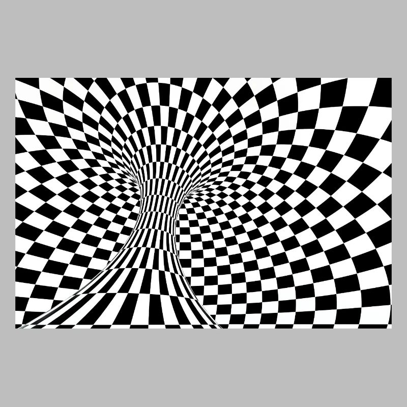 Checkerboard-Optiktunnel
