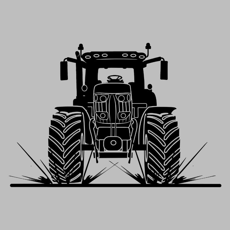 Tractor through mud