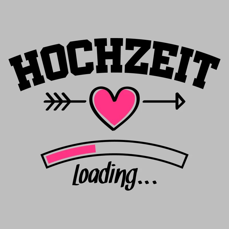 hochzeit loading herz