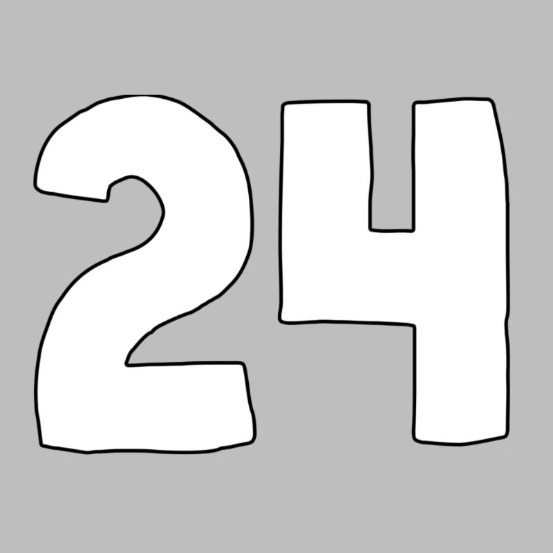 24 schwarzer rahmen