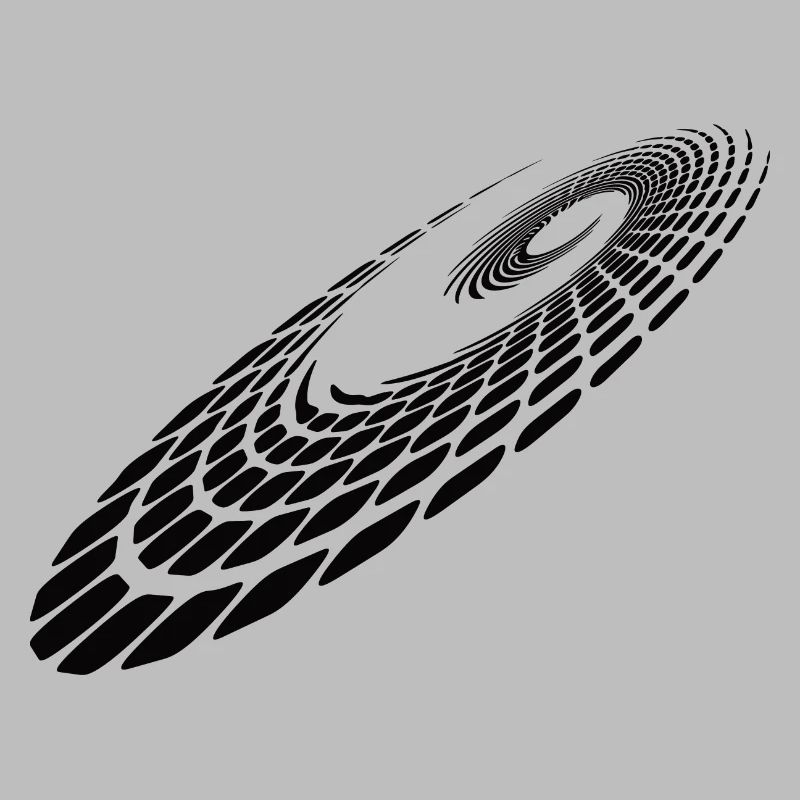 Geometric Circle Spiral Lines Points