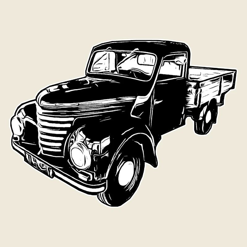 Framo flatbed transporter truck DDR IFA Oldtimer