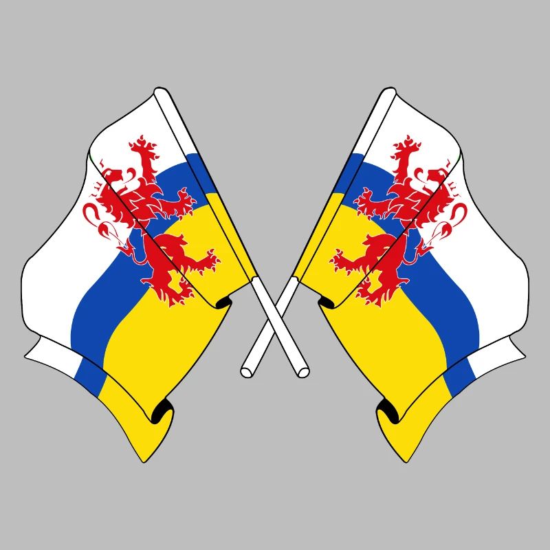 Deux drapeaux de la province du Limbourg