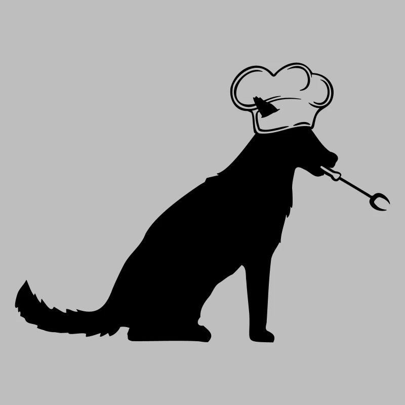 Dog Grill Master Grilling Chef Hat Chef Hunger