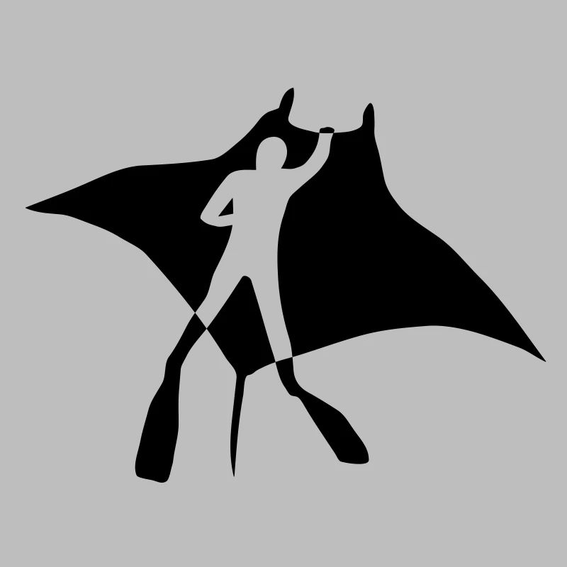 manta ray fish scuba diving dive diver ocean