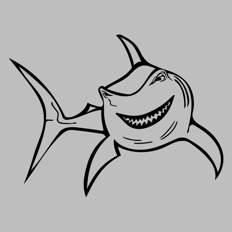 Funny shark