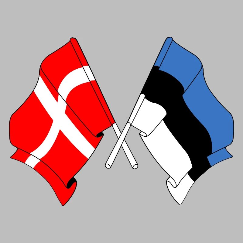 Drapeau Danemark drapeau Estonie