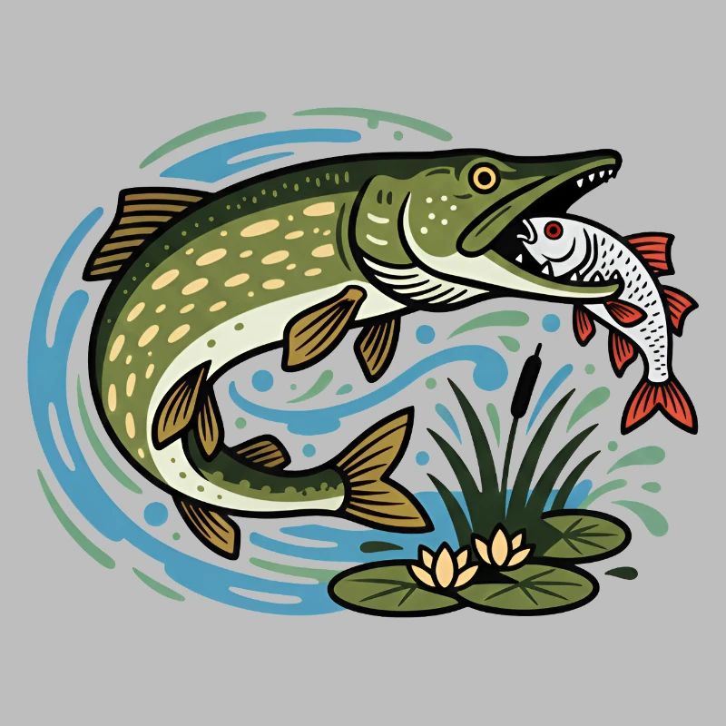 Le brochet attrape le cafard