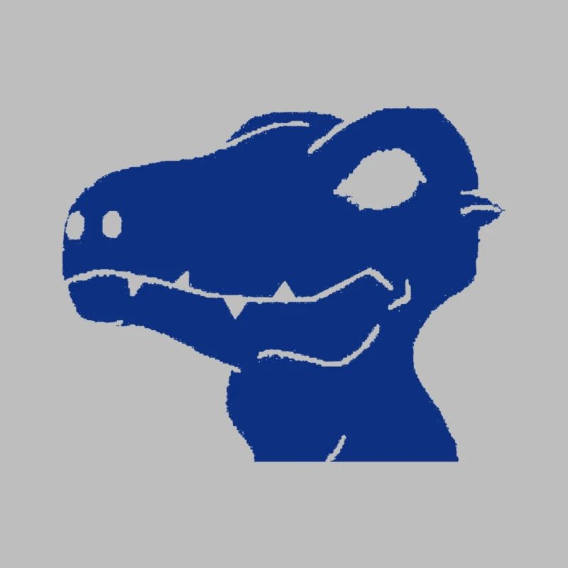 Dino en bleu