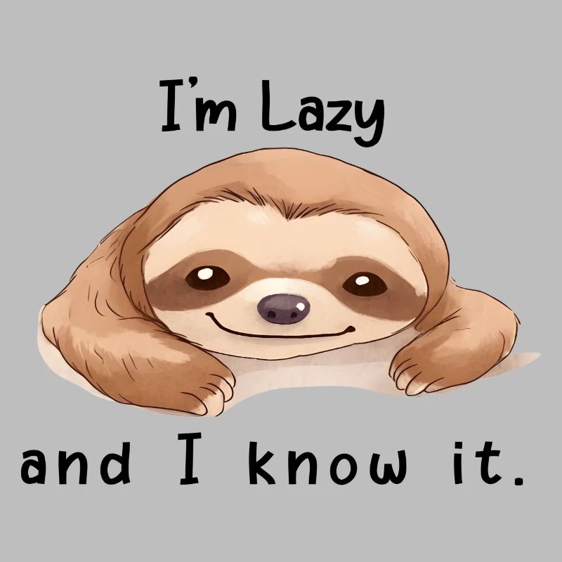 I´m Lazy and i know it
