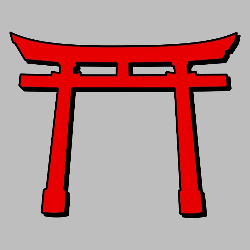 Pop Torii Gate: Digitale Freude an der Farbe