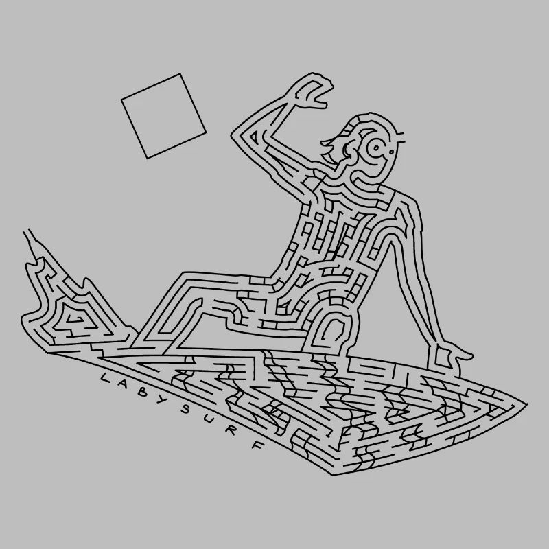 Labyrinthe Surfeur (version noire)