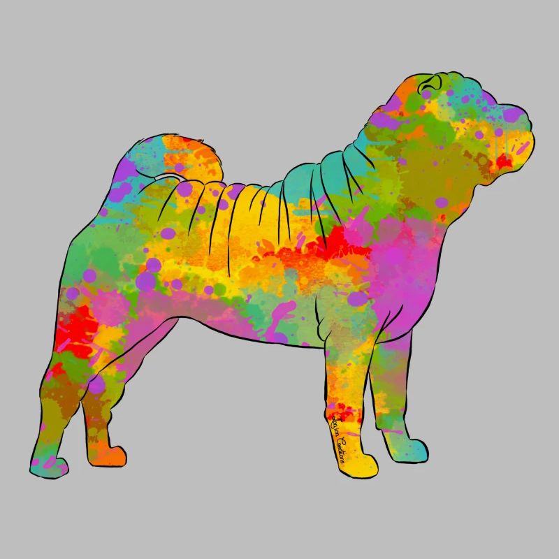 Shar Pei Multicolore