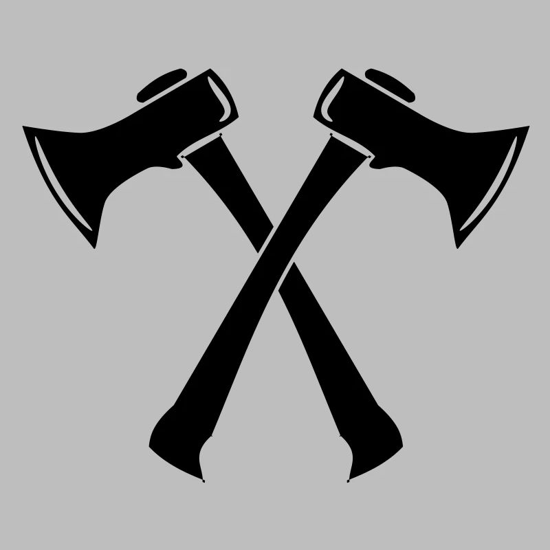 Axe axes lumberjack forest fire 1c