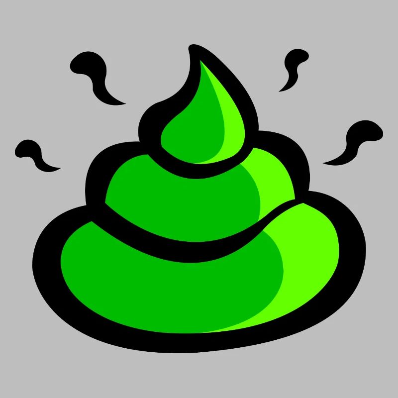 emoji caca vert