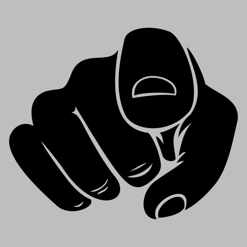 Point hand finger