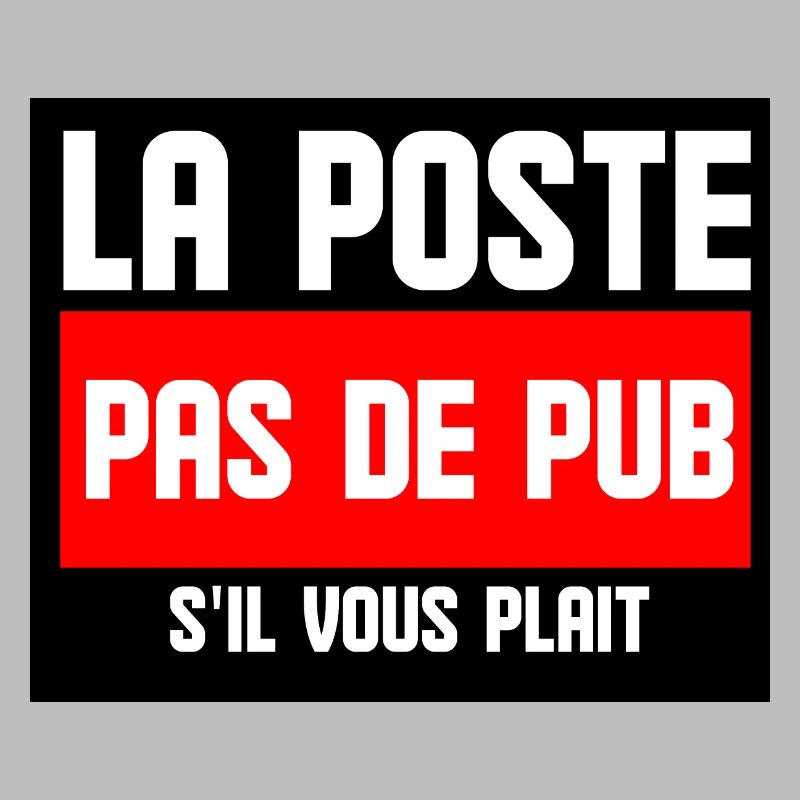 la poste pas de pub s'il vous plait