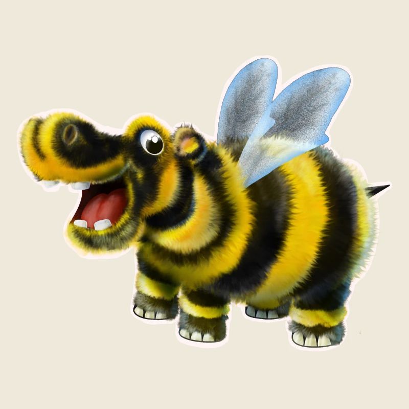 L’hippopotame bourdon