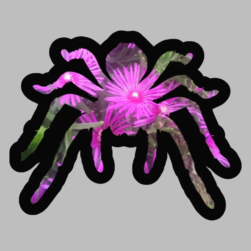 Blühende Spinne