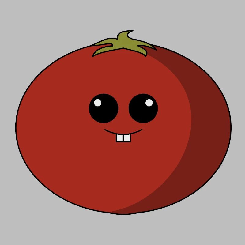 Tomate avec visage