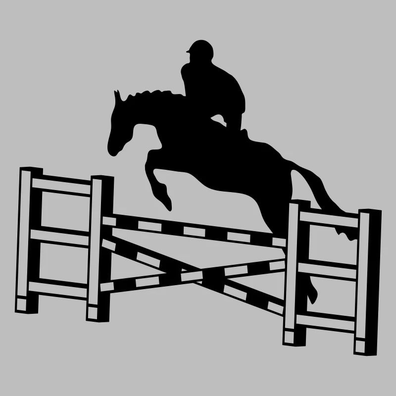 Pferd springend Hindernisses_c1