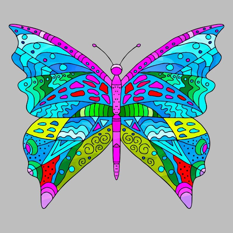 Bunter Schmetterling