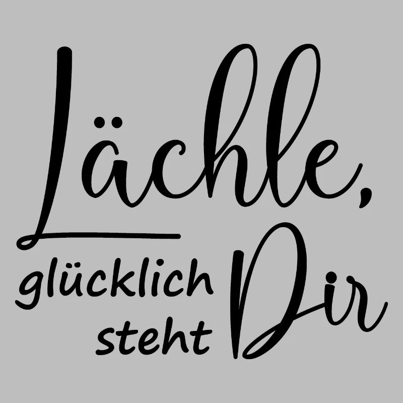 Glücklich steht dir