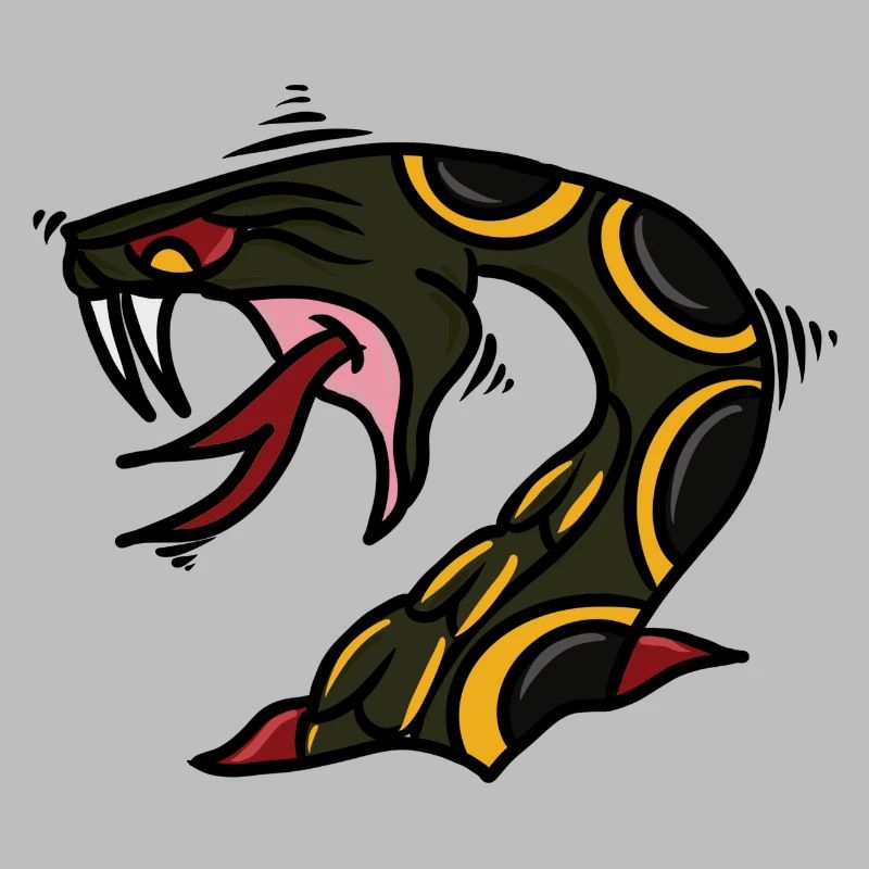 Cobra blessé