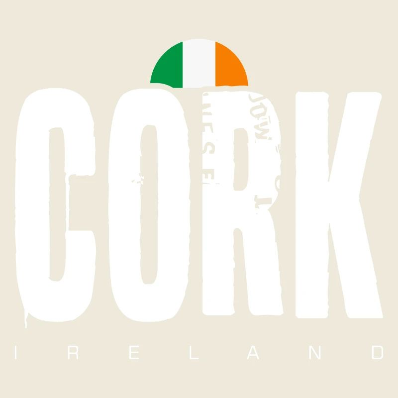 Cork Ireland Flag Emblem